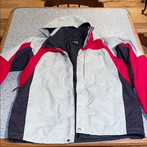 Mens Northface apex 2 jackets in 1 size medium